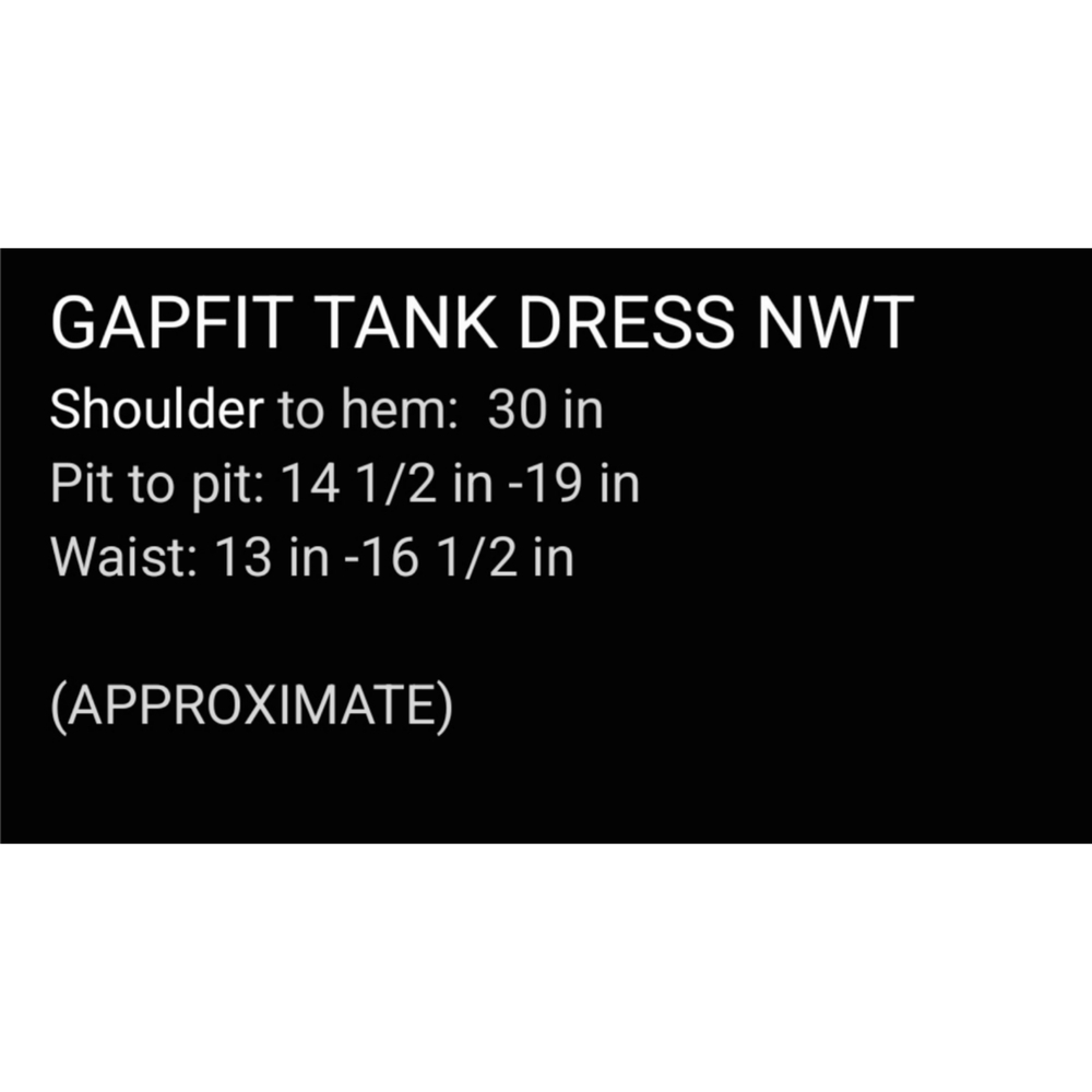 GAP FIT Hot Pink Active Tank Dress, Lined With Biker Shorts & Interior Shelf Bra - Picture 13 of 14